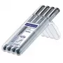 Fineliner Staedtler Pigment Liner 308 čierny 4 ks