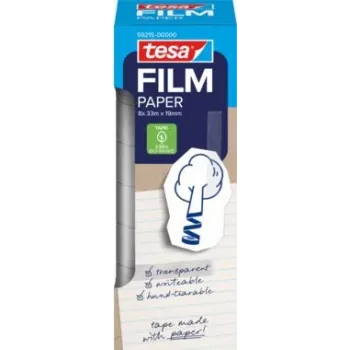 Tesa film papierová lepiaca páska 33m 19mm 8 rolí Turm (59215-00000-00)