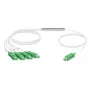 Ubiquiti UF-SPLITTER-4, 1:4 rozbočovač, SC/APC, G.657A1, 0,9 mm, 1,5 m