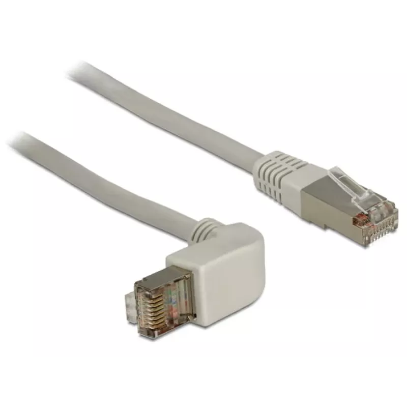 Sieťový kábel DeLOCK 0,5 m Cat.6A RJ-45 S/FTP sivý