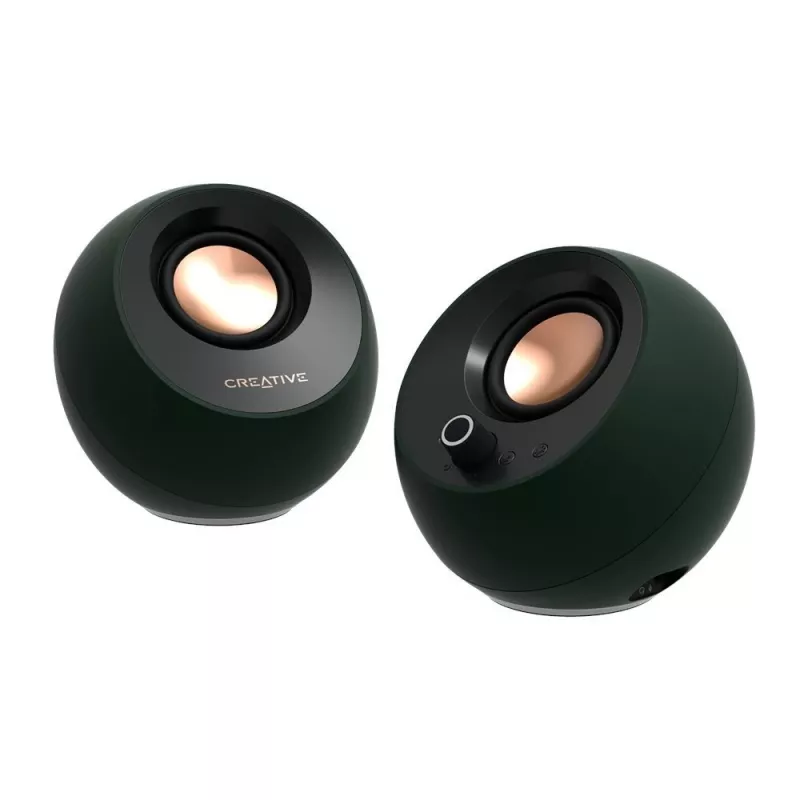 Creative Labs Creative Pebble Pro - reproduktory - pre PC - 2.0-kanálové - bezdrôtové - Bluetooth - USB - 30 Watt (celkovo) (51MF1710AA000)