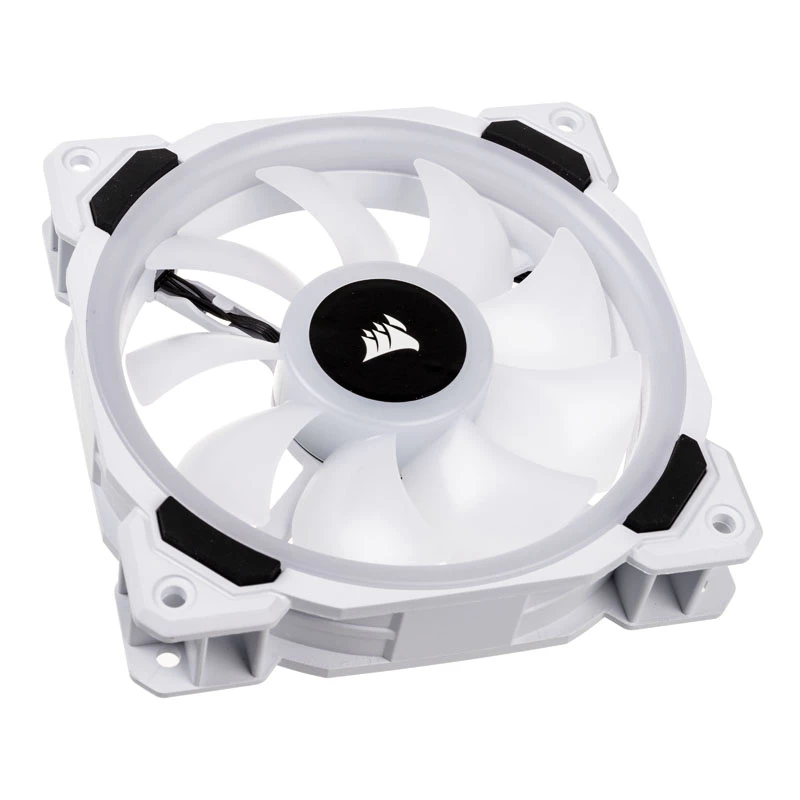 CORSAIR LL120 RGB 120mm biely PWM skriňový ventilátor balenie 3 ks