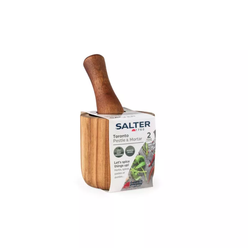 Mažiar a palička Salter BW12197EU7 kamenina 15 cm