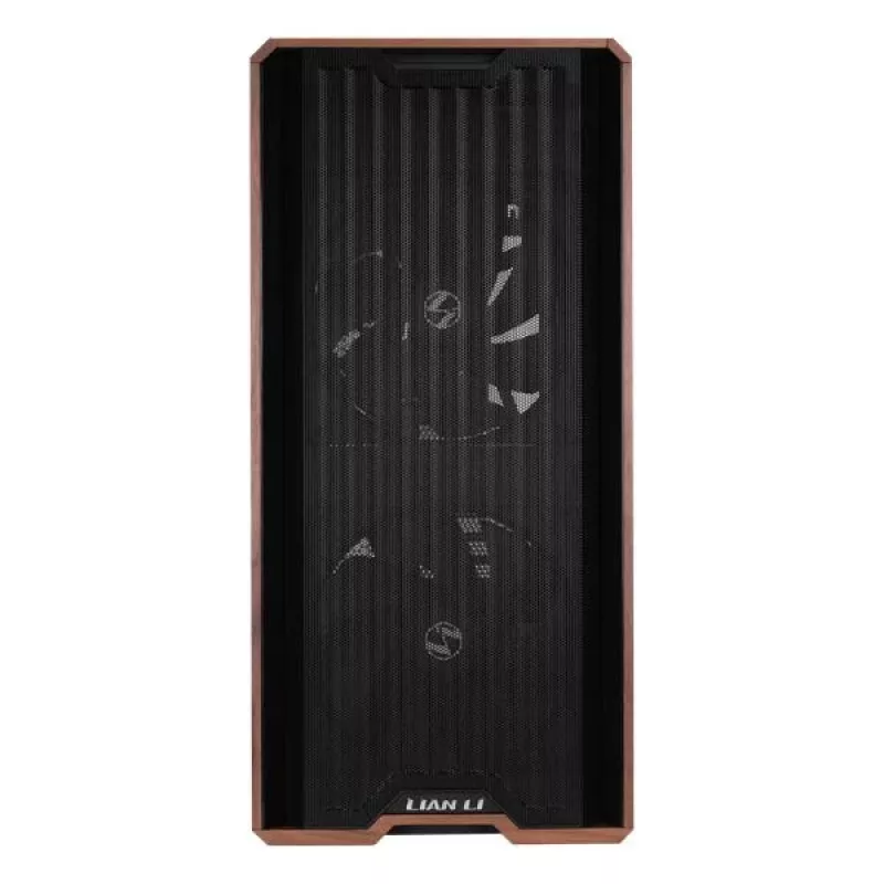 PC skriňa Lian Li Lancool LAN217X Midi Tower čierna, drevo