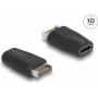 DeLOCK adaptér USB 10 Gbps Type-E Key A samec na USB Type-C samica čierny