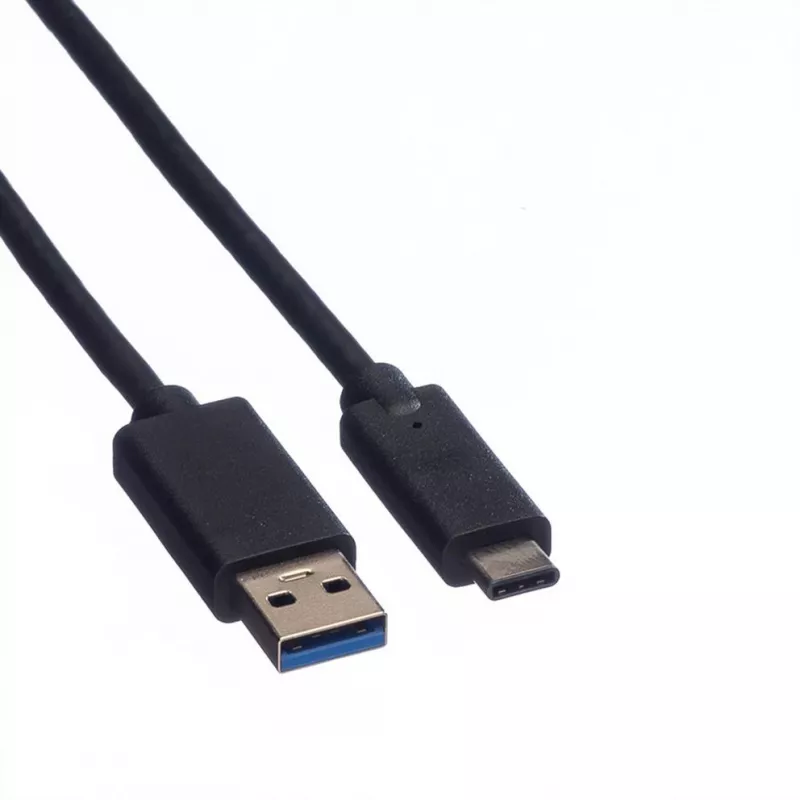 ROLINE - USB kábel - USB Type-C (M) - 9-pinový USB Type-A (M) - 1 m (USB 3.1) - zalievaný - čierny (11.02.9011)
