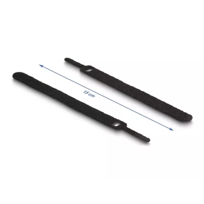 Suchý zips na káble DeLOCK 19010 150x12mm čierna 10 ks