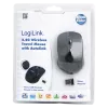 LogiLink myš optická bezdrôtová 2,4 GHz Mini - myš - optická - 3 tlačidlá - bezdrôtová - 2,4 GHz - bezdrôtový prijímač (USB) - čierna (ID0031)