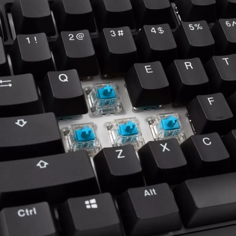 Ducky Tinker 75 hracia klávesnica, RGB, čierna - MX-Blue (ANSI)