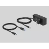 DeLOCK externý 5 Gbps USB hub s 10 portami + prepínač