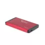 Gembird EE2-U3S-2-R - pevný disk - SATA - 6,35 cm (2.5) - 3.0 - červený - hliník (EE2-U3S-2-R)