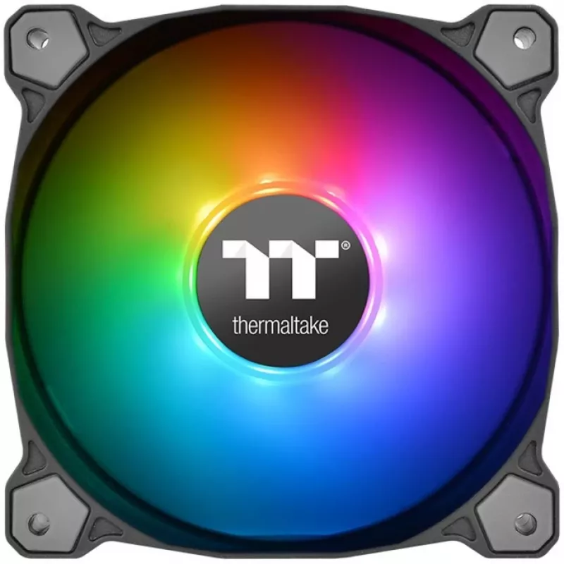 Thermaltake Pure 12 ARGB 120 mm skriňový ventilátor balenie 3 ks čierny