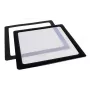 DEMCiflex protiprachový filter 120 mm, štvorcový – čierny/biely