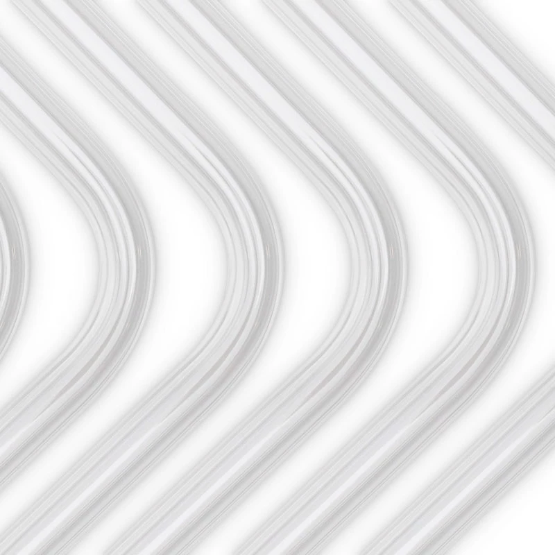 EK Water Blocks EK-Loop Hard Tube 14/10mm akryl, 90-stupňový oblúk – 80 cm, 6 ks