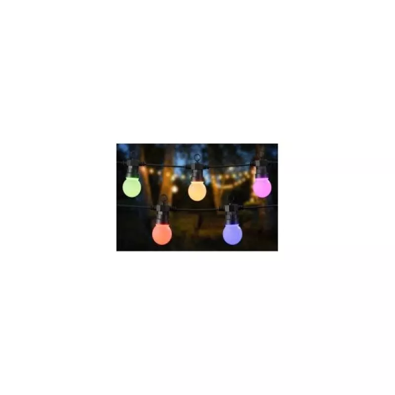 WOOX R5195 smart dekoratívna svetelná reťaz 9m RGB+CCT, Google Assistant & Amazon Alexa, IP65