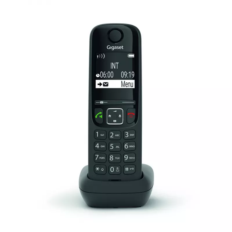 Analógový/DECT telefón Gigaset AS690HX bezdrôtový mobilný telefón zobrazenie čísla čierny