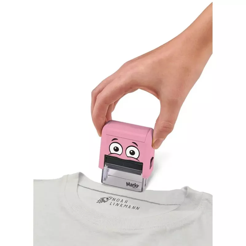 Colop Marky obdĺžniková ružová pečiatka na papier a textil