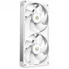 NZXT F280X RF-U28PN-W1 RGB ventilátor skrine 280 mm, 140 mm, 2400 ot./min, 41 dB, biely