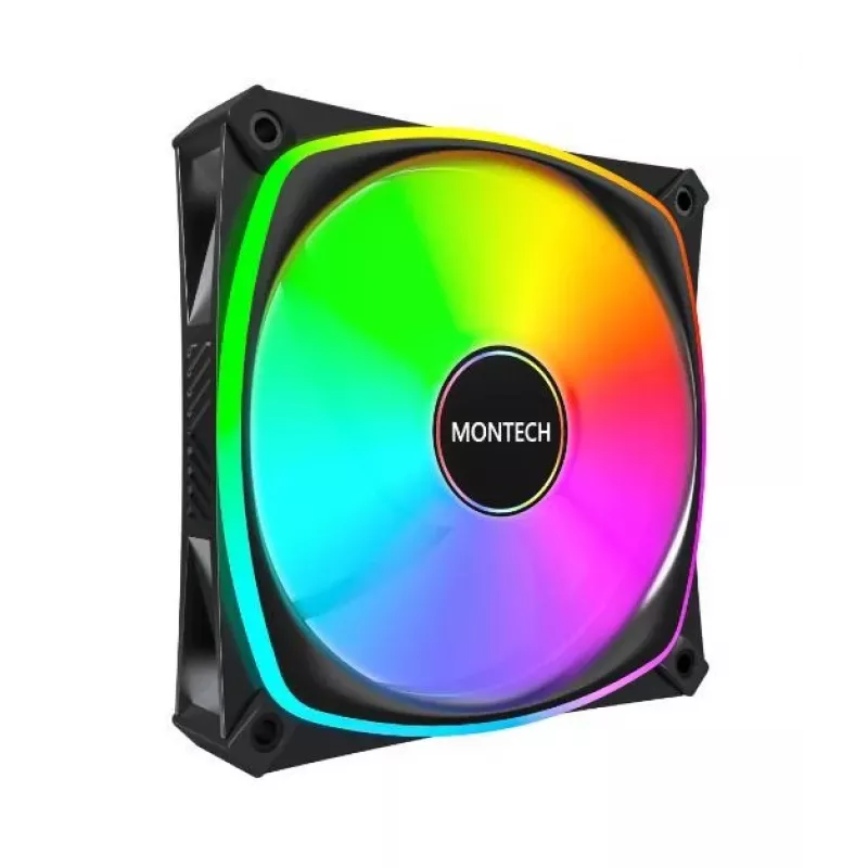 MONTECH AX120 PRO čierny 120mm ARGB balenie 3 ks