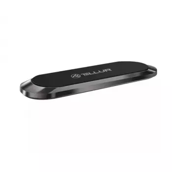 Magnetický držiak na mobil do auta Tellur MCM8 lepiaca montáž, sivý