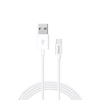Savio CL-125 USB kábel USB 2.0 1 m USB A USB C biely