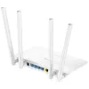 Stolový router Cudy WR1200 Dualband Wi‑Fi 5 (802.11ac) 867 Mbit/s, 4x RJ‑45 LAN, biely