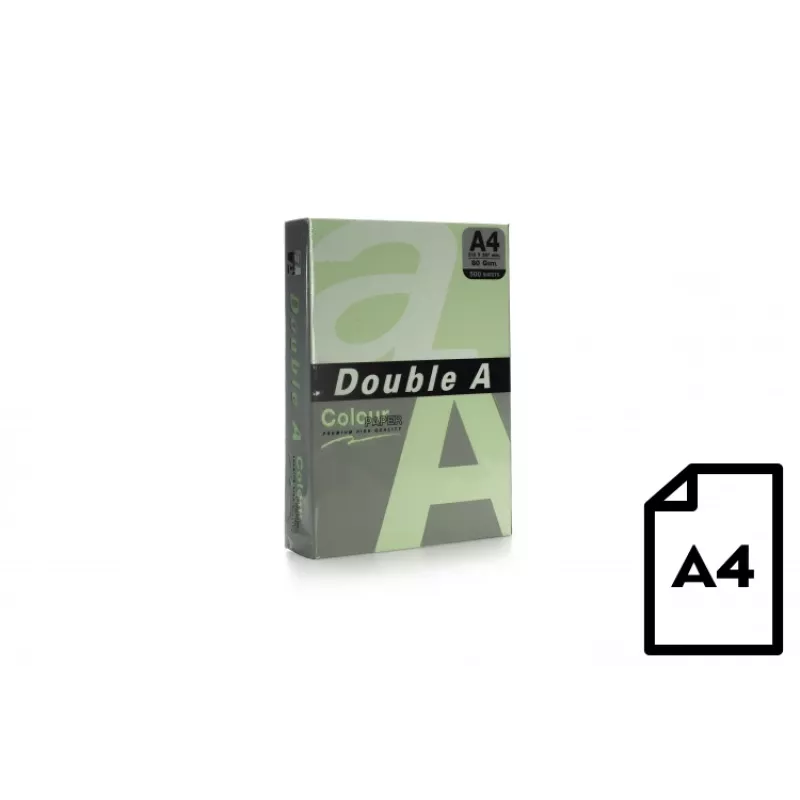 Farebný papier Double A, 80 g, A4, 500 listov, Lagoon