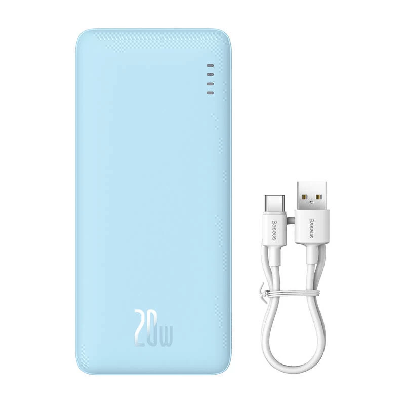 Baseus Airpow lítium-polymérová (LiPo) 20000 mAh modrá