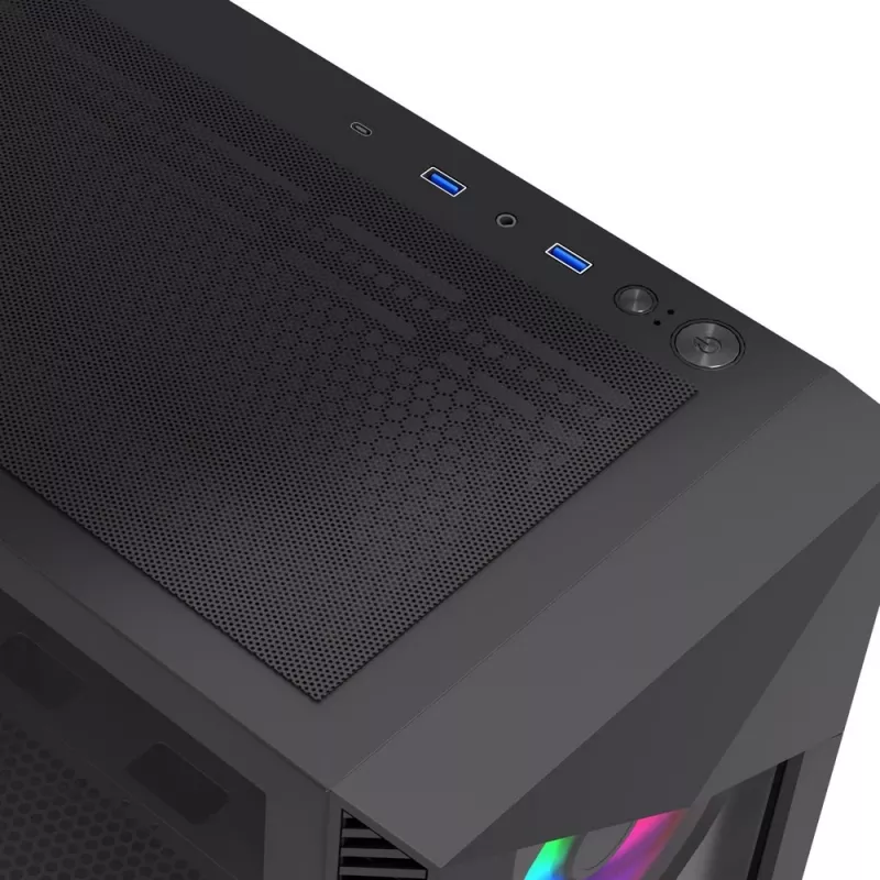Gembird CCC-FC-900ARGB herná skriňa Fornax 900, ATX, čierna