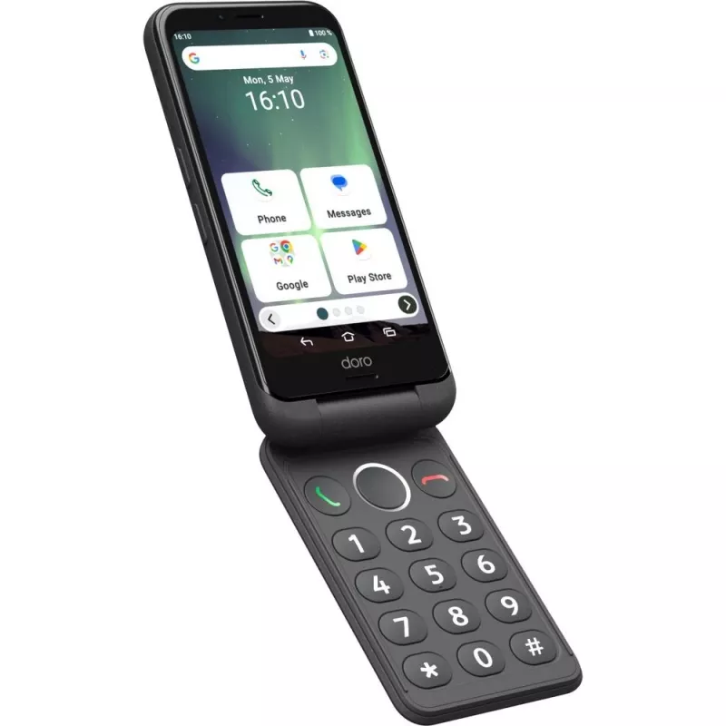 Doro Aurora A20 smartfón pre seniorov, 4,5 palca, 64GB, Graphite