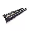 Digitus Professional DN-91624U 19-palcový patch panel, 24x RJ45, Cat 6, netienený, LSA, 1U, čierny