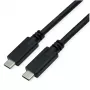 USB kábel ROLINE 11.02.9065 USB 3.2 Gen 2 3m USB C čierny
