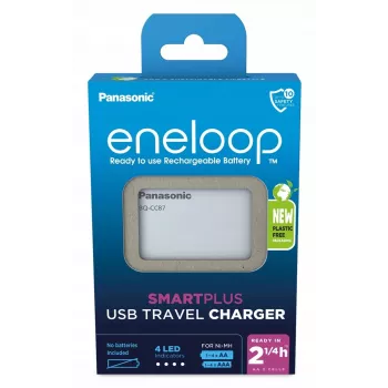 USB nabíjačka akumulátorov PANASONIC Eneloop Smartplus BQ-CC87 (BQ-CC87USB)