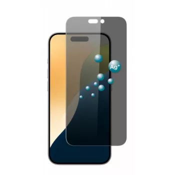 Screenor ochranná fólia proti pozeraniu Apple iPhone 16 Pro Max antibakteriálna Sivá