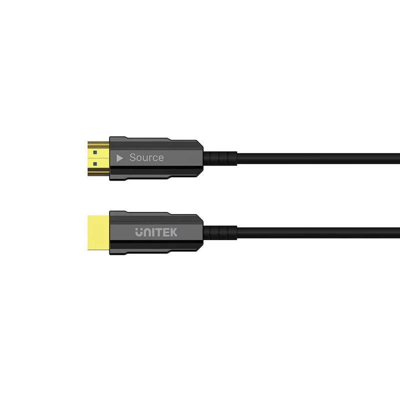 Unitek C11072BK-20M optický kábel HDMI 2.0 AOC 20 m, 4K 60 Hz, čierny