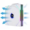 120 mm ARGB PWM Wireless LCD ventilátor do skrine Lian Li UNI FAN TL s LCD displejom