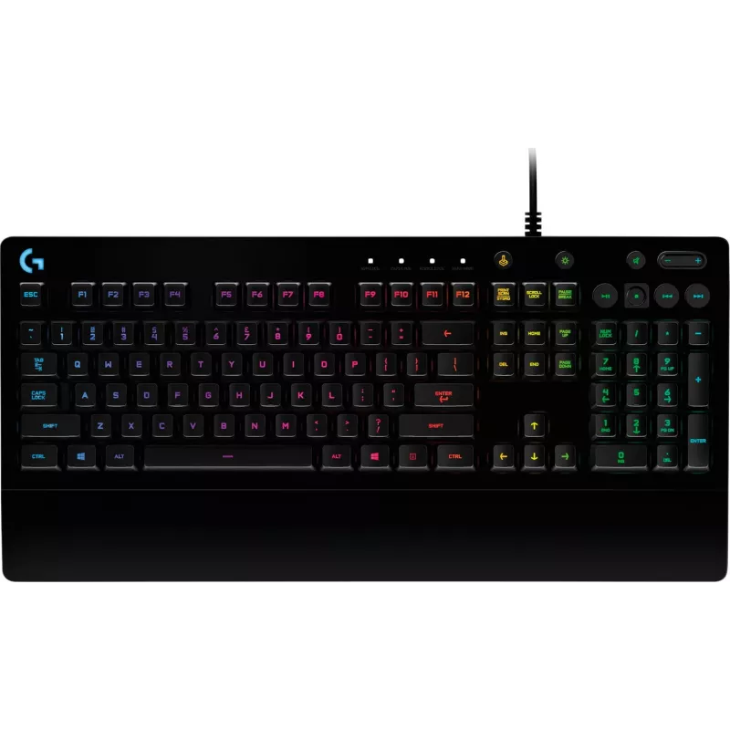 Logitech G G213 Prodigy - plná veľkosť (100%) - USB - mechanický spínač - QWERTY - RGB-LED - čierna