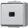 Tlakový spínač Jung 631W — biele duroplastové puzdro, 250 V AC