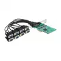 Delock karta PCI Express > 8x Serial R