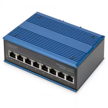 Neřízený switch Digitus DN-651121 8 port Gigabit Ethernet PoE