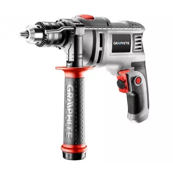 Graphite 58G725 vŕtačka 3000 RPM s kľúčom sivá