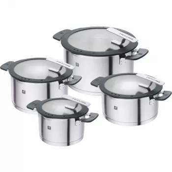ZWILLING SIMPLIFY 66870-004-0 sada hrncov nerez 4-dielna strieborná čierna
