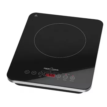 ProfiCook EKI 1062 čierna indukčná varná doska na pracovnú dosku, 1 zóna