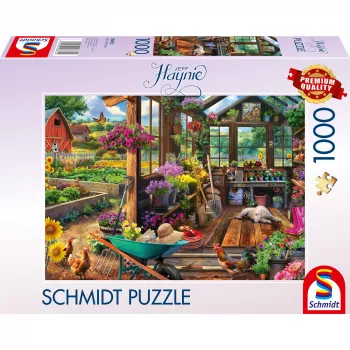 Jeff Haynie: Gartenhaus, puzzle 1000 dielikov
