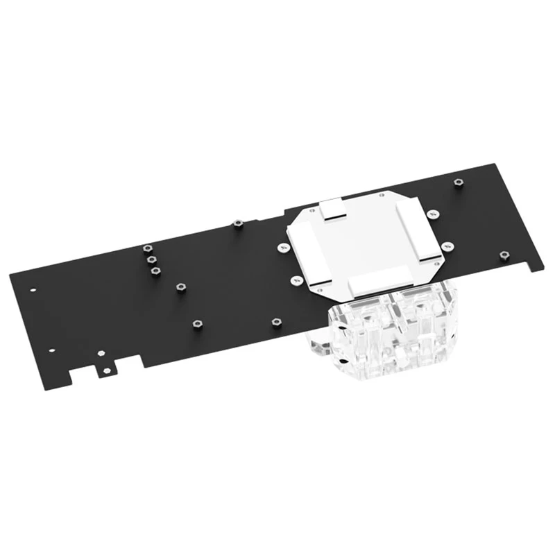 Backplate Barrow aktívna pre RTX 3080/3090 Gaming OC RGB — akryl, model BS-GIG3090-PA2 B