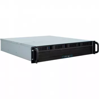Serverová skriňa Inter-Tech 2U 2404L rack čierna, sivá