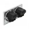 Nástenná zásuvka DeLOCK 2-násobná so 4 USB portmi 2 x 2,8 A