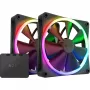 Ventilátor NZXT F140 RGB DUO 14 cm čierny 500-1800 RPM 2 ks