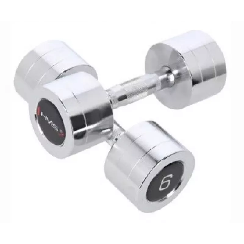 HMS Fitness CHD06 jednoručná batéria s pevnou hmotnosťou 6 kg 2 ks