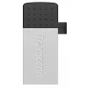 Transcend JetFlash Mobile 380 - USB flash disk - 16 GB - USB 2.0 - strieborná (TS16GJF380S)